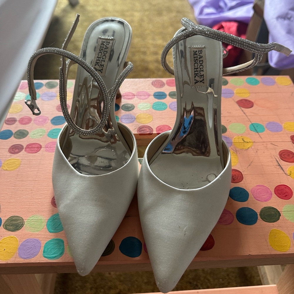 Badgley Mishka Bridal Heels
